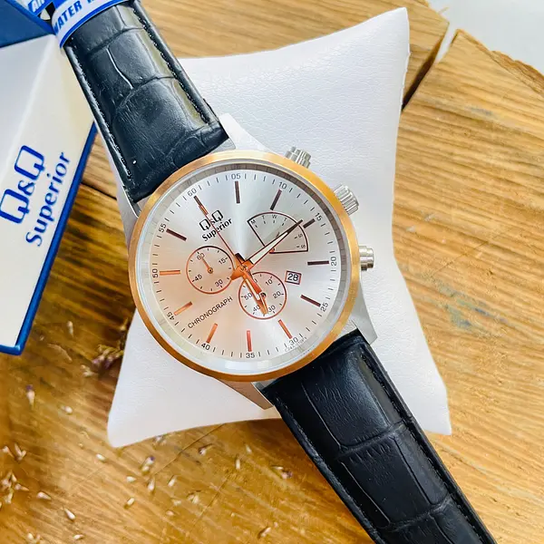 Reloj Q&Q De Hombre C24a-010py -- C24a-011py