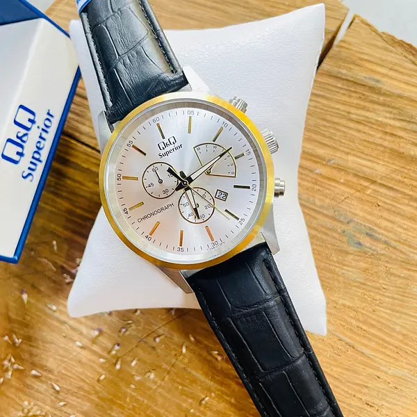 Reloj Q&Q De Hombre C24a-010py -- C24a-011py